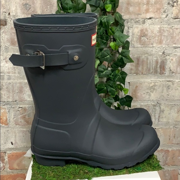 NIB Hunter Original Short Boot Dark Slate - Picture 4 of 8